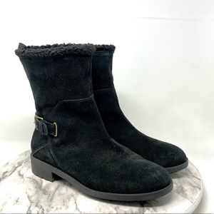 Cole Haan Grand OS Quiana Waterproof Suede Boots 9 Classic Preppy Winter Sporty